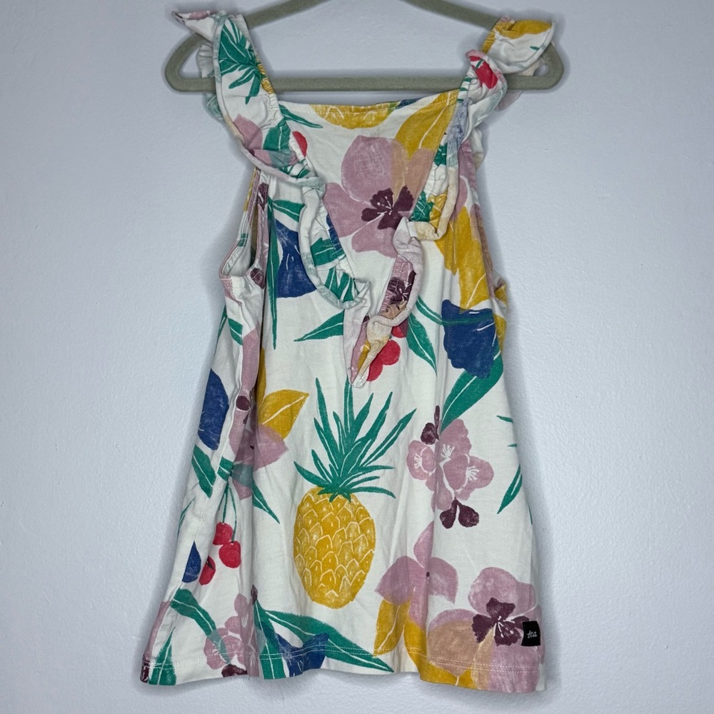 Tea Collection | Fruit and Floral Ruffle Tank - Picture 2 of 5